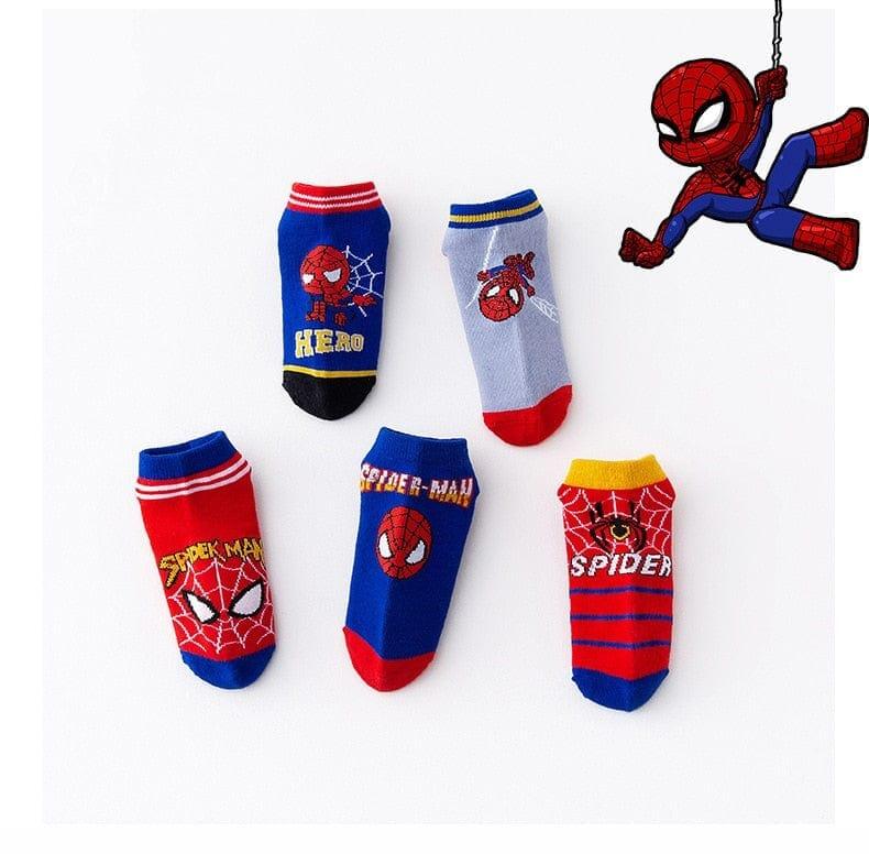 5 Pares de meias Marvel